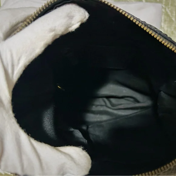 Vintage Y2K Coach Black and Gold Shoulder Bag crossbody purse 2006 - Picture 14 of 17